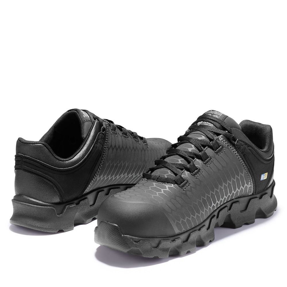 Zapatos De Seguridad Timberland Hombre Pro® Powertrain Sport Alloy Toe Sd Negras/Gris - Chile KBF-61